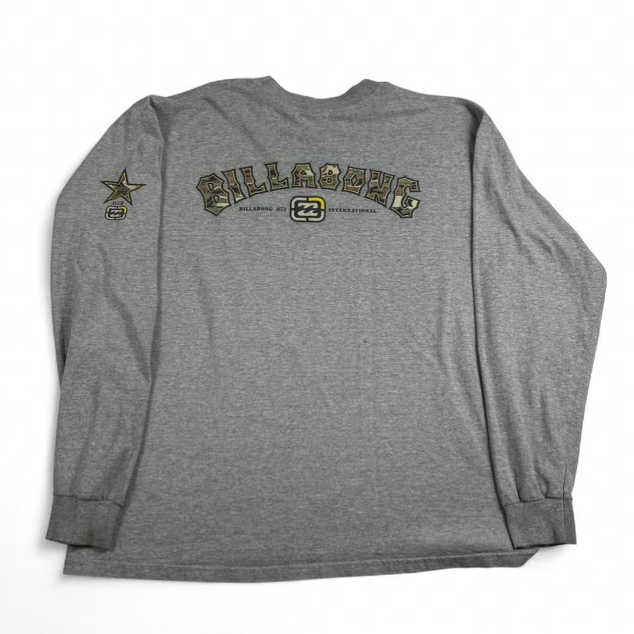 Vintage Billabong Surf Camo Graphic Long Sleeve