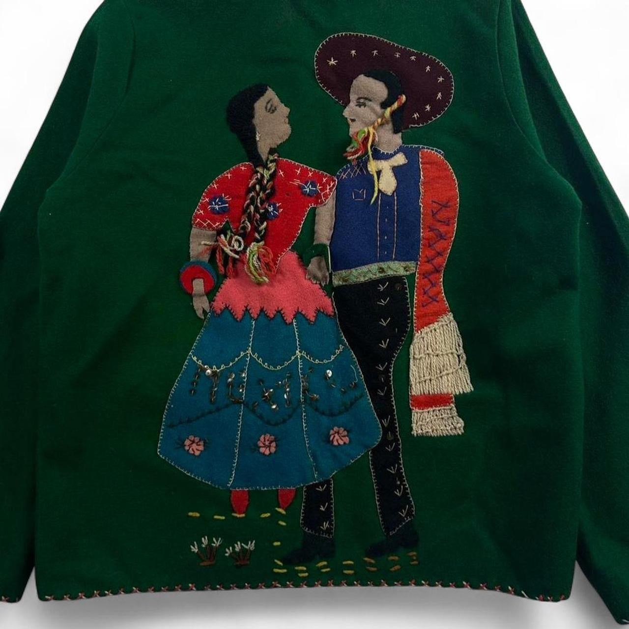 40s 50s Guillermo Guevara Mexican Souvenir Jacket