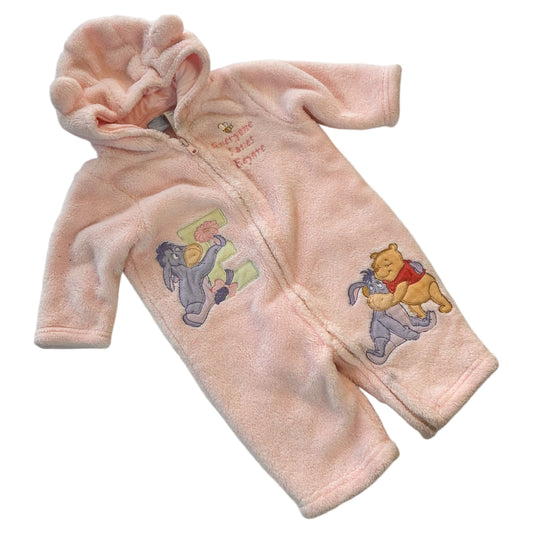Winnie The Pooh Kids Sherpa Hooded Jumpsuit