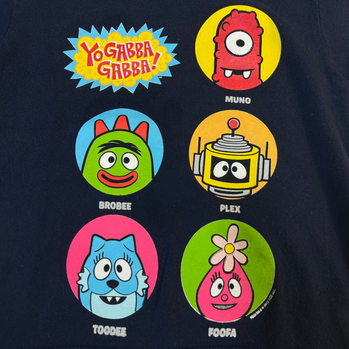 2013 Yo Gabba Gabba Kids T-Shirt