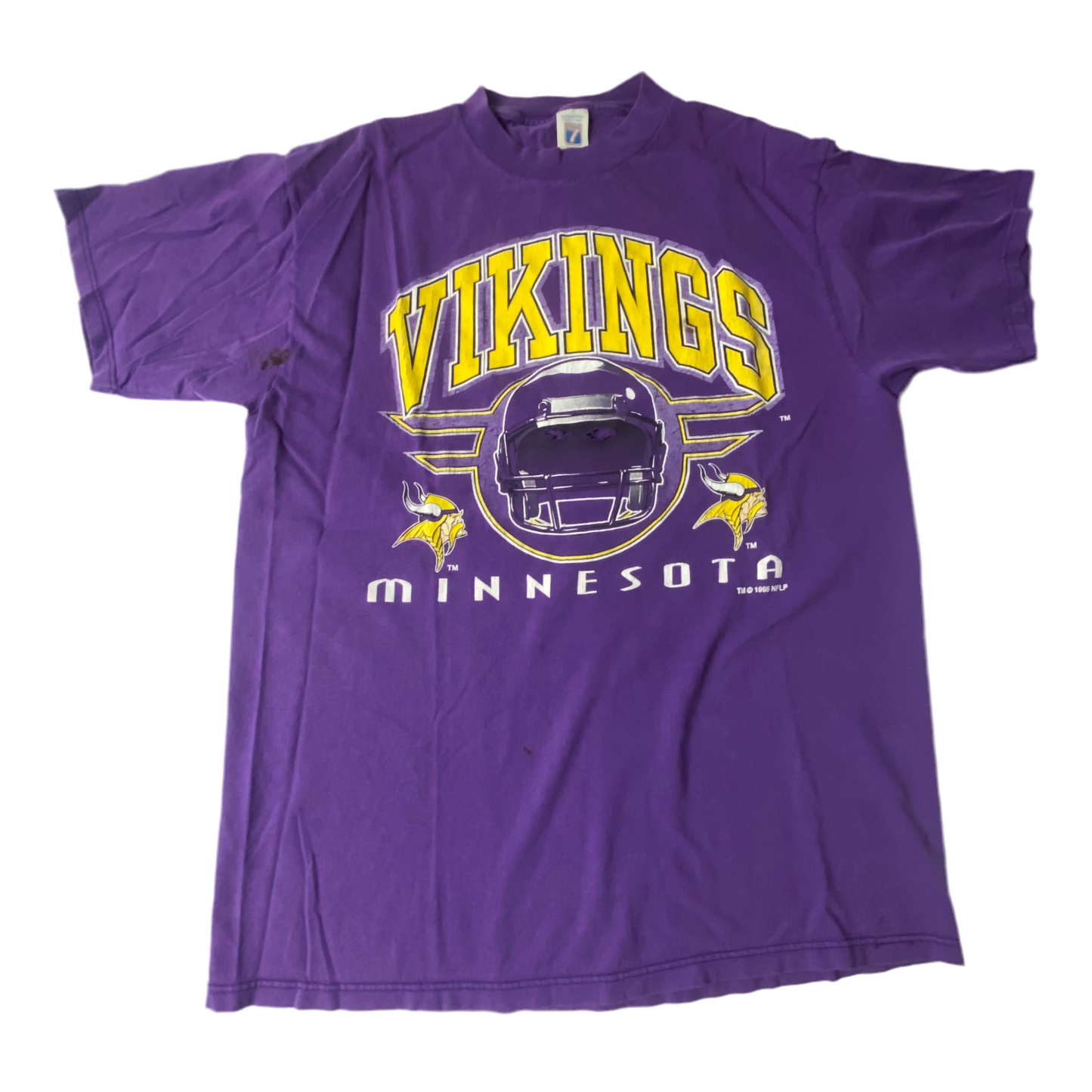 1995 Minnesota Vikings NFL Logo 7 T-Shirt