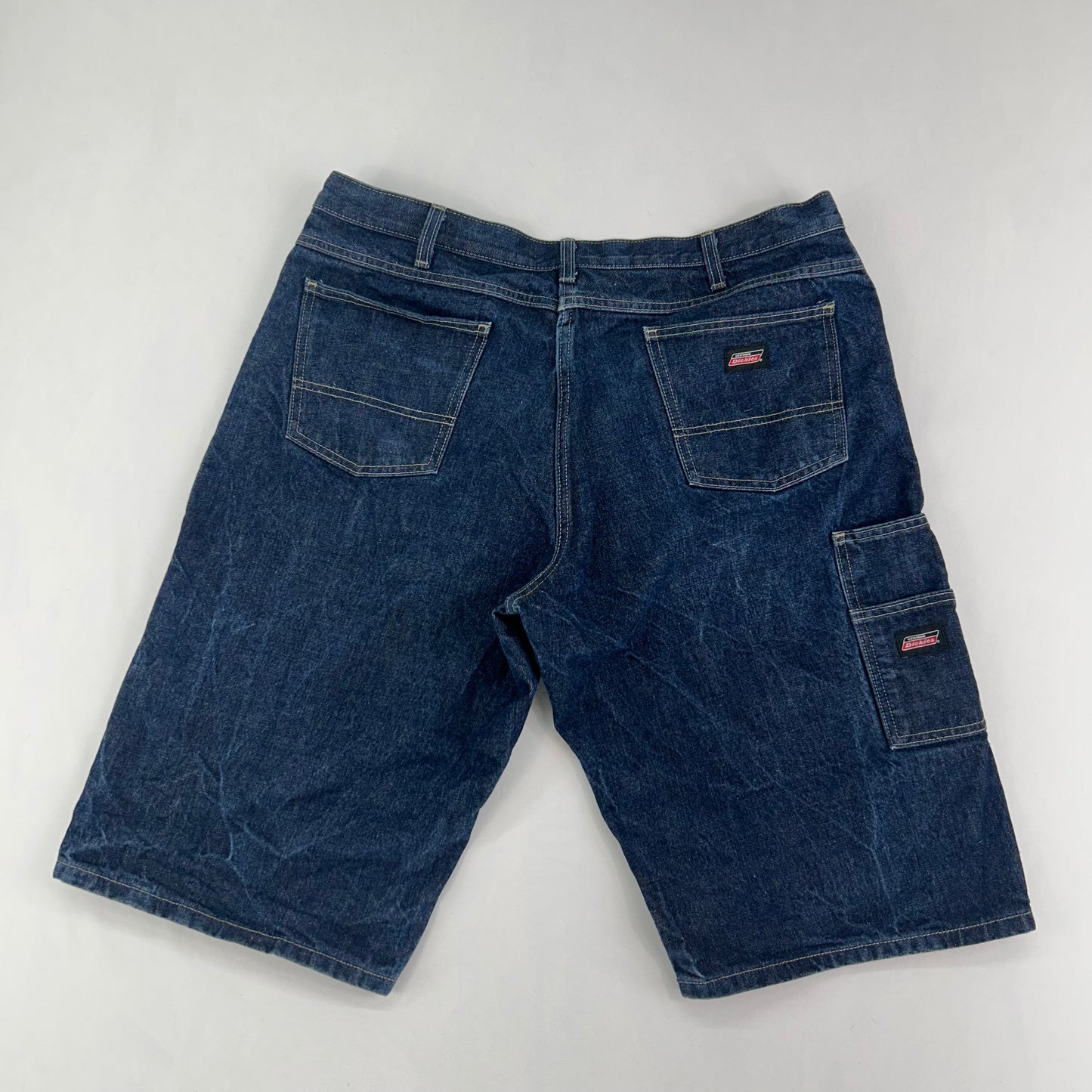 Y2k Dickies Men’s Carpenter Dark Wash Denim Baggy Shorts