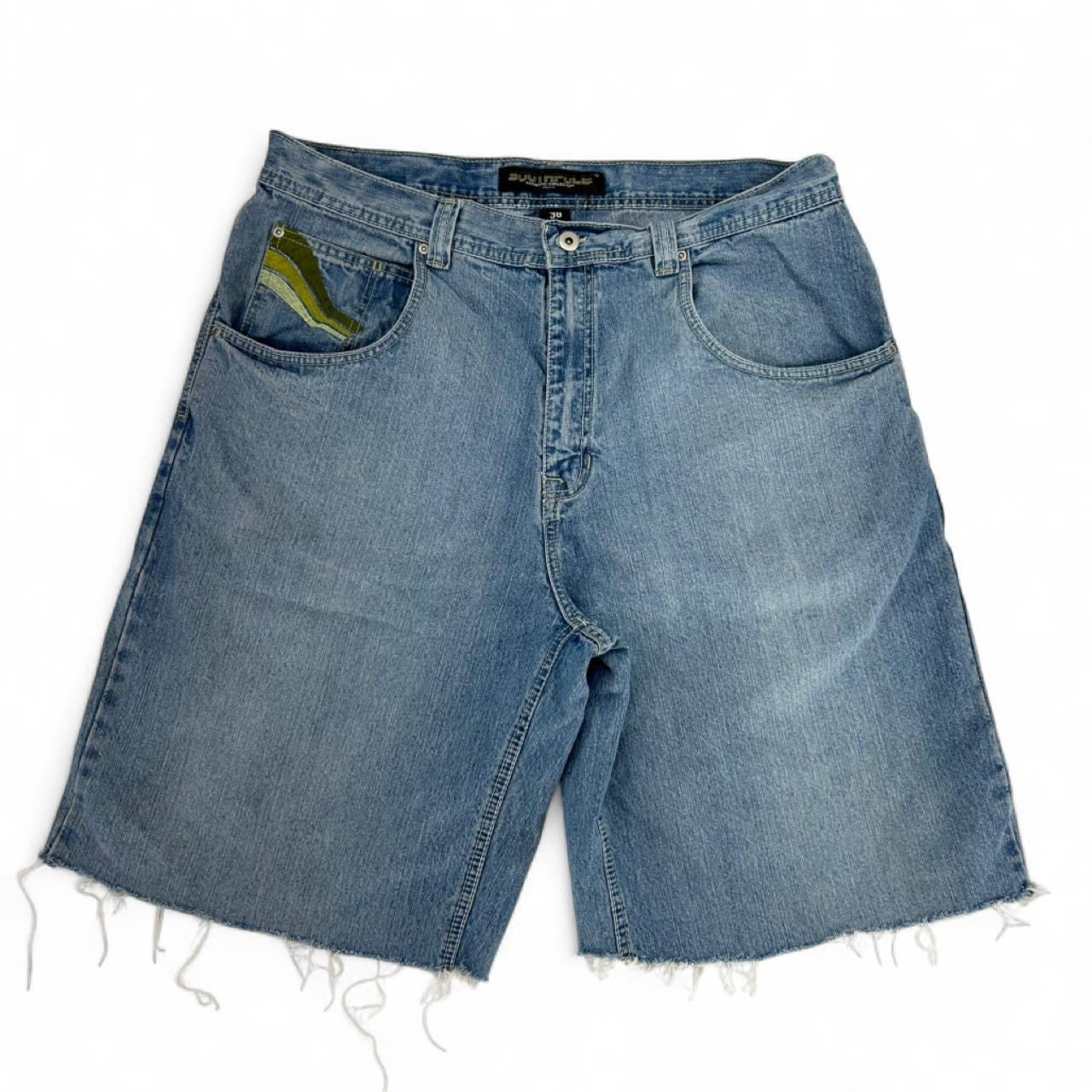 Vintage 2000’s Southpole Embroidered Baggy Denim Shorts