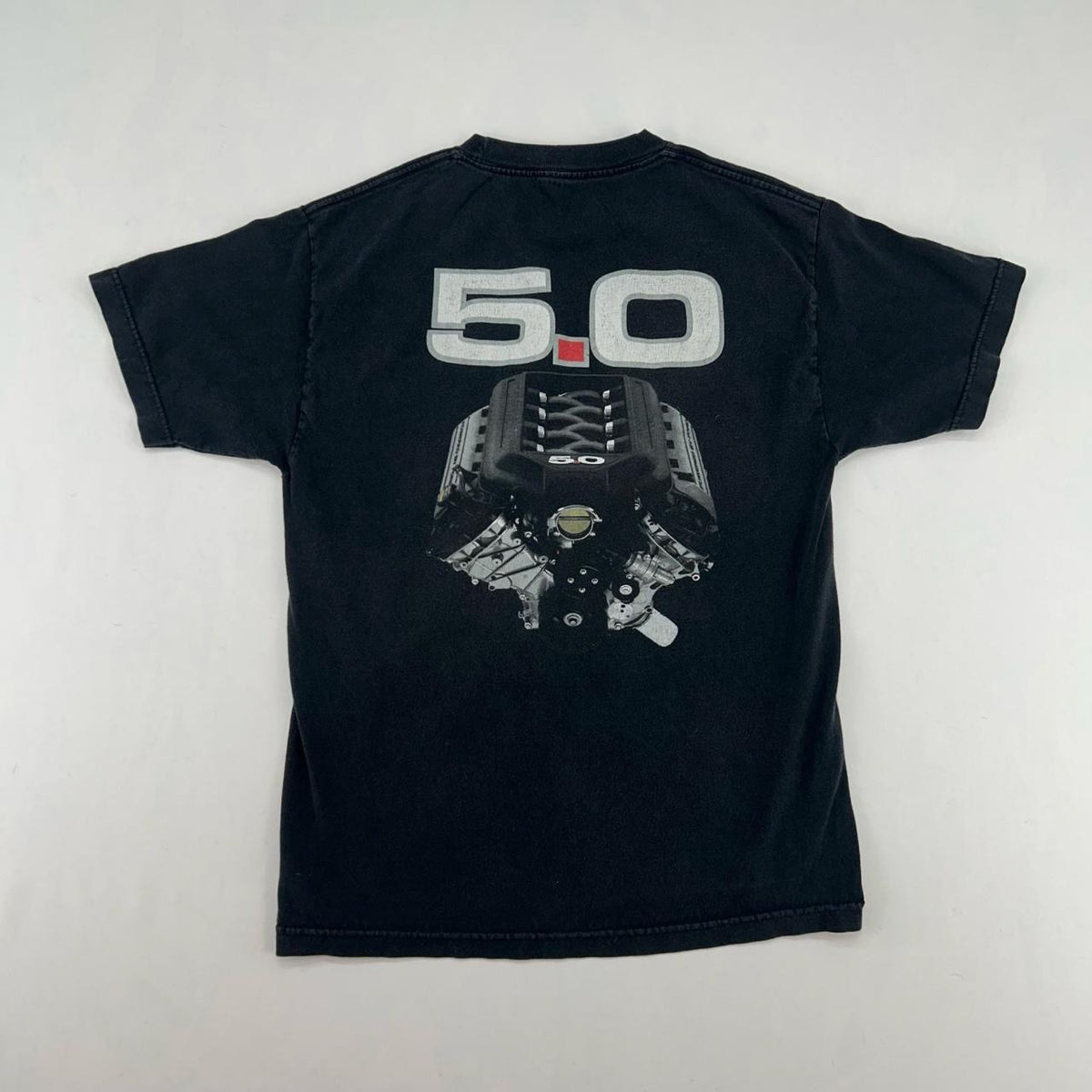 Y2K "Got Horsepower?" mustang Engine T-Shirt Size M