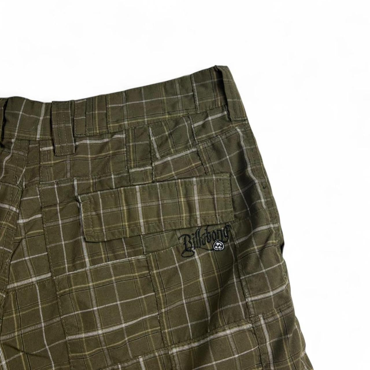 Vintage Billabong Surf Wear Plaid Patchwork Shorts
