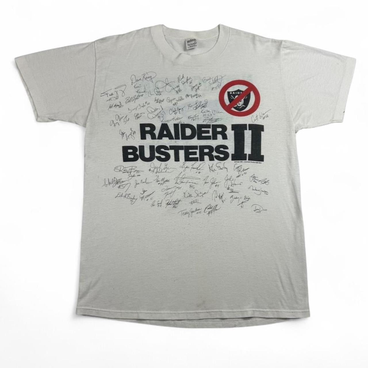 1985 Raider Busters Seattle Seahawks Natural Selection NFL T-Shirt