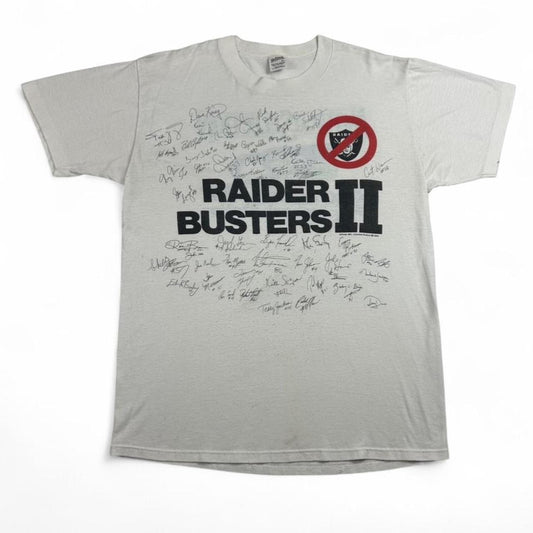 1985 Raider Busters Seattle Seahawks Natural Selection NFL T-Shirt