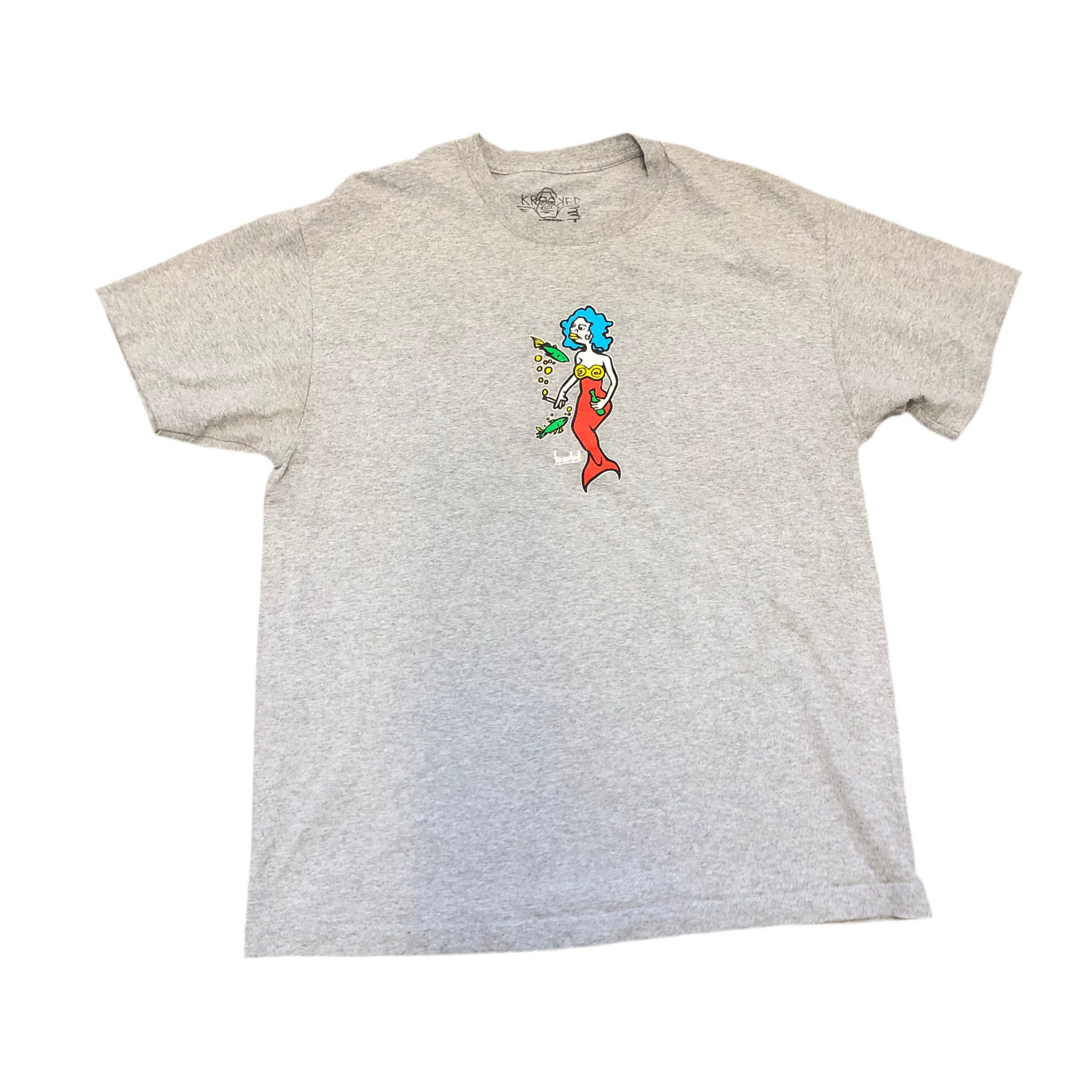 Krooked Mermaid Skateboarding T-Shirt