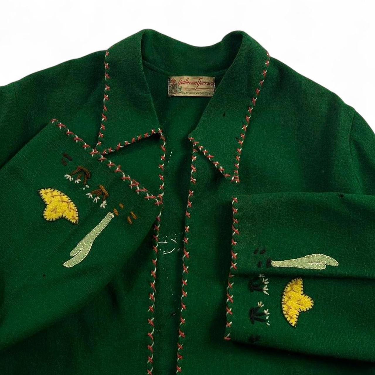 40s 50s Guillermo Guevara Mexican Souvenir Jacket