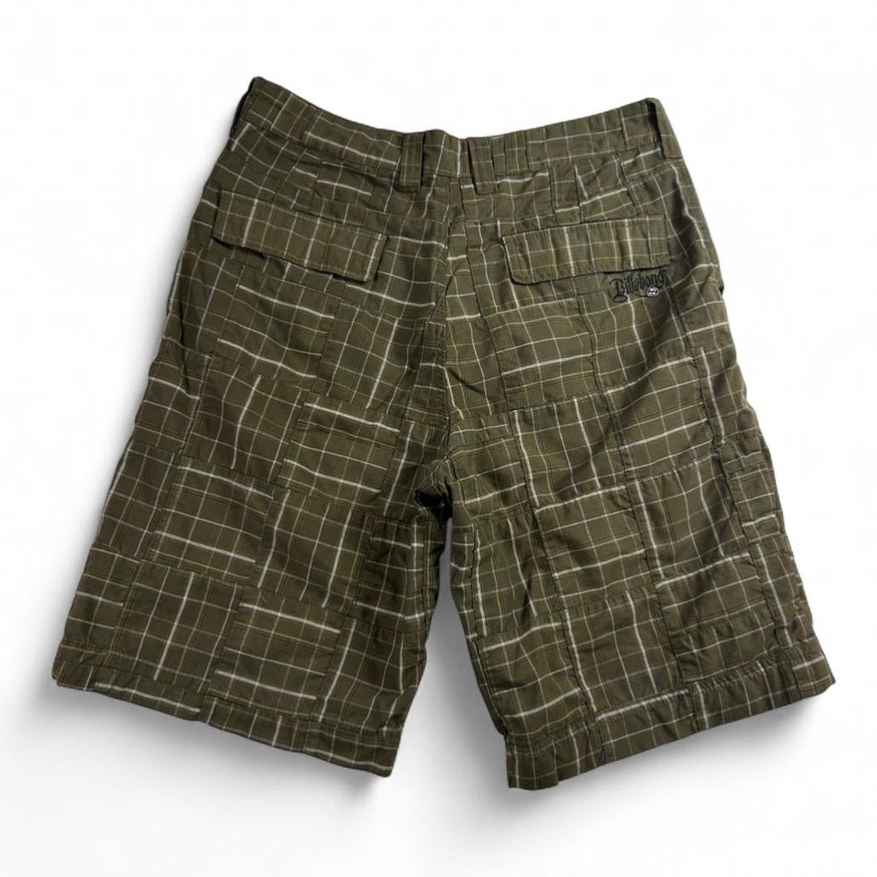 Vintage Billabong Surf Wear Plaid Patchwork Shorts