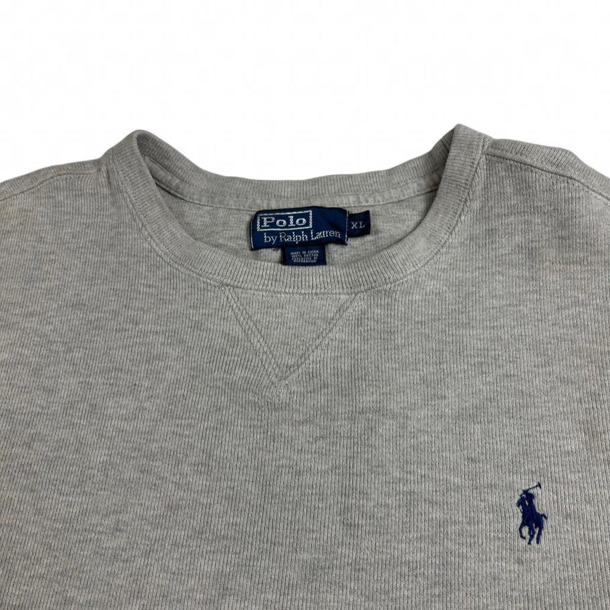 Vintage Ralph Lauren POLO by Ralph Lauren Reverse Weave Logo Sweatshirt Size XL