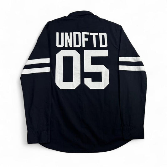 Undefeated Jersey Striped Long Sleeve Button Up Shirt Size S