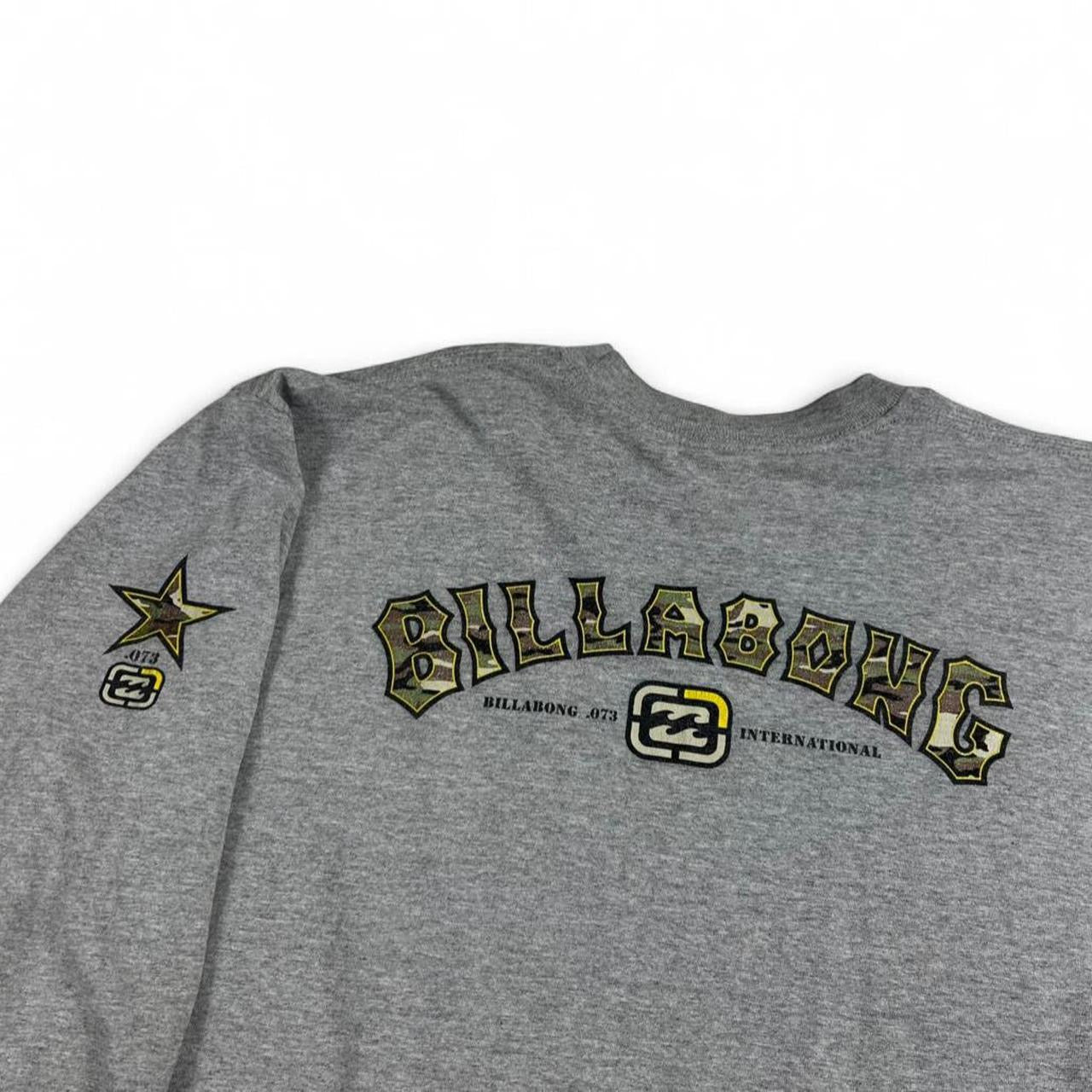 Vintage Billabong Surf Camo Graphic Long Sleeve