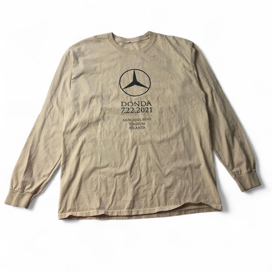 Donda 2021 Kanye West Yeezy Listening Party Mercedes Benz Long Sleeve