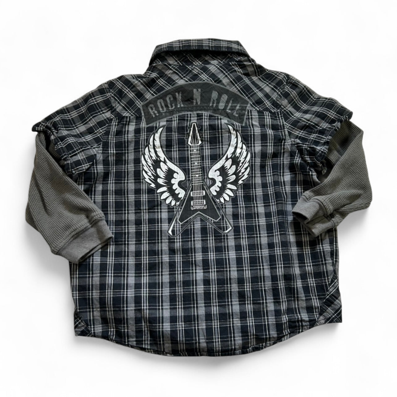 Y2K Dickies Button up Thermal Sleeves Shirt 5T