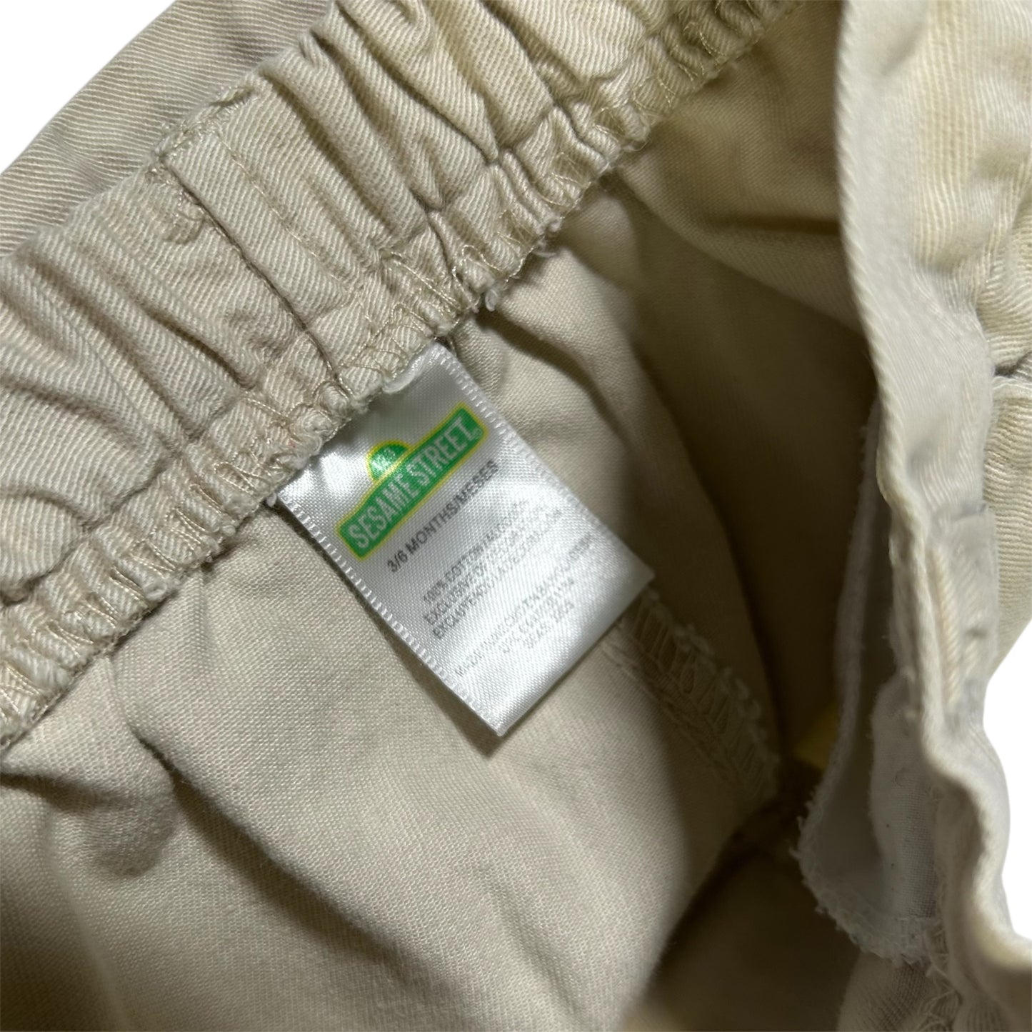 Vintage Sesame Street Cookie Monster Kid Shorts