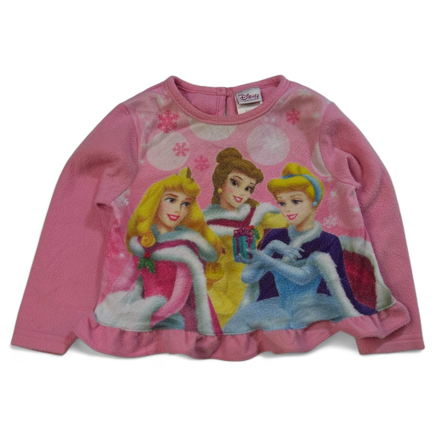 Disney Princess Girl Long Sleeve  Dress Shirt