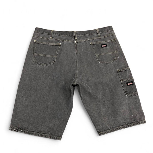 Y2k Dickies Men’s Carpenter Grey Wash Denim Baggy Shorts