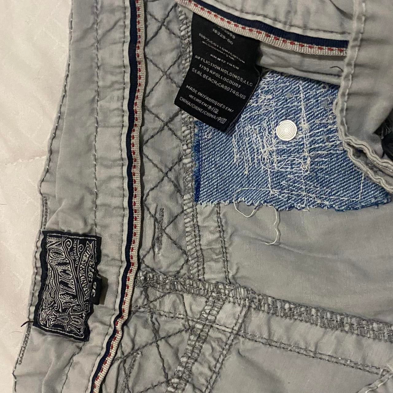 Y2k Affliction Baggy Cargo Shorts