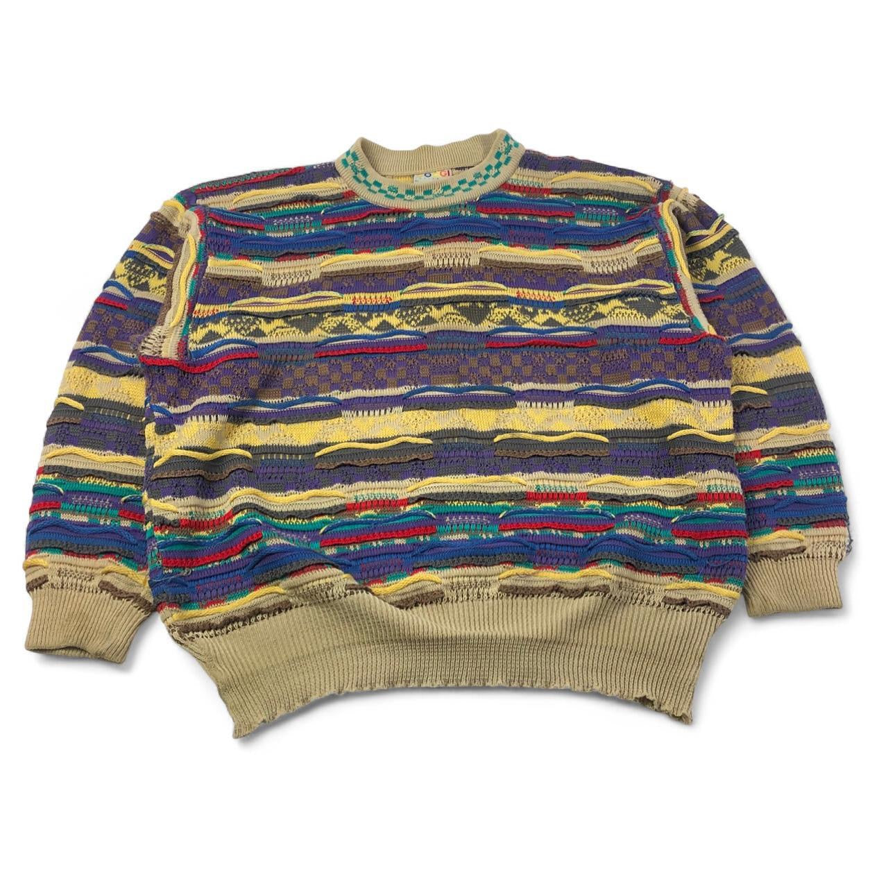 Vintage 3D Texture Coogi Sweatshirt