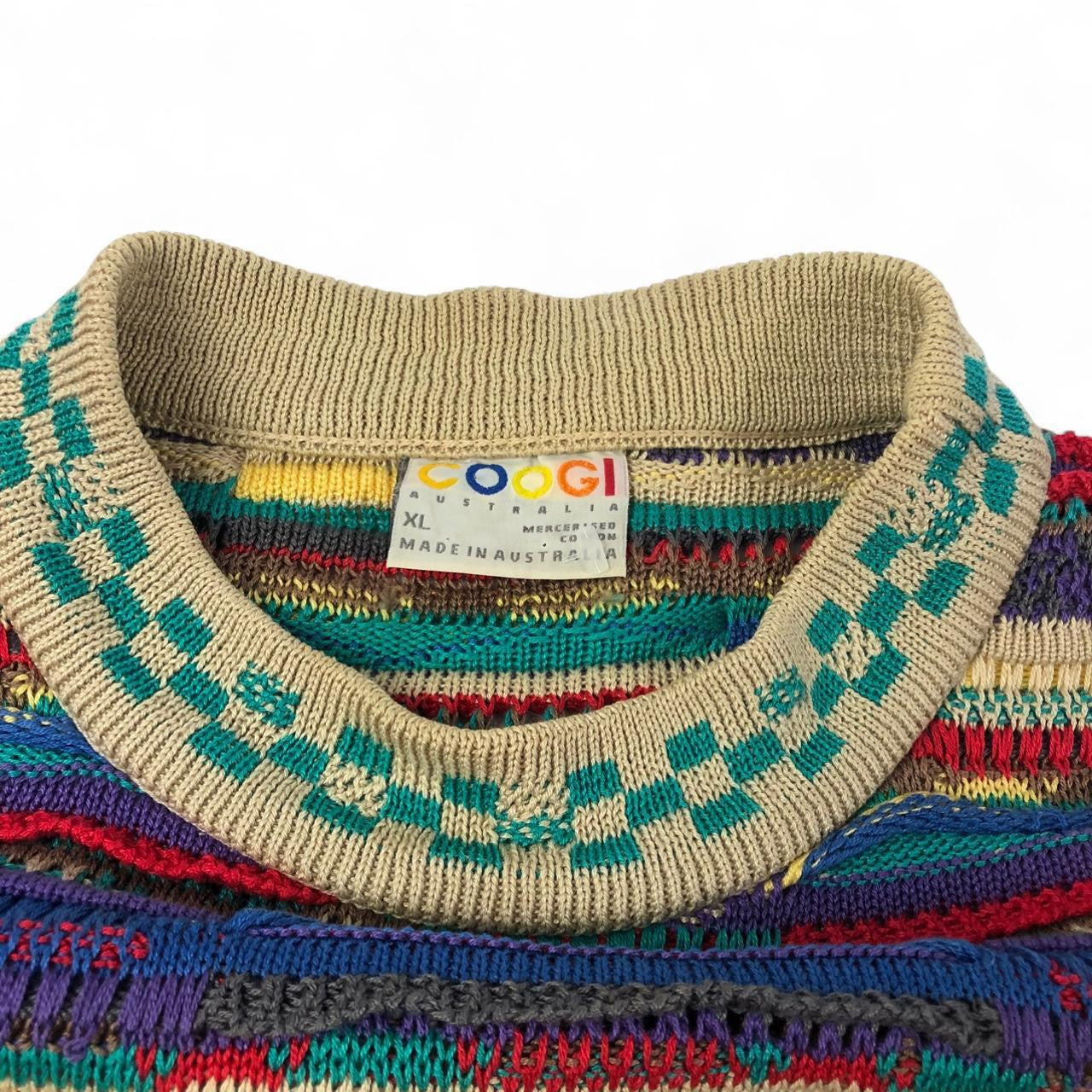 Vintage 3D Texture Coogi Sweatshirt