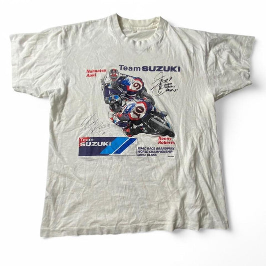 Vintage Suzuki Road Race Grand Prix World Championship Kenny Roberts T-Shirt