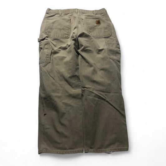 ￼ Vintage Khaki Carhart Carpenter Pants