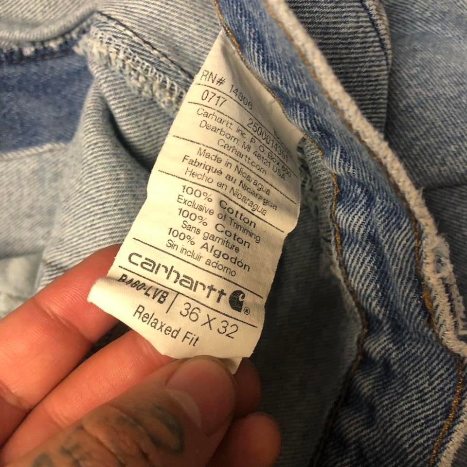 Vintage Blue Wash Carhart Jeans
