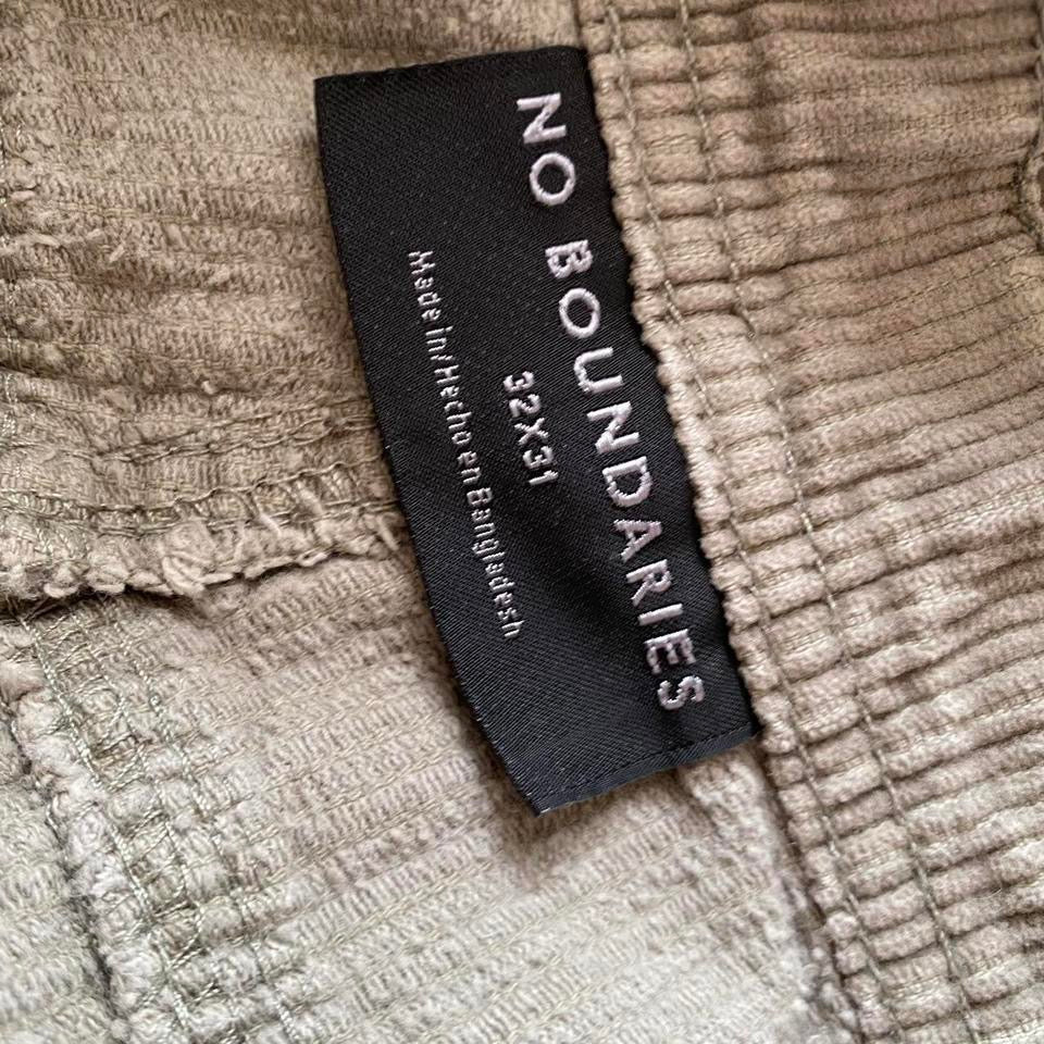 Y2k Corduroy Baggy Double Knee Carpenter No Boundaries Jeans