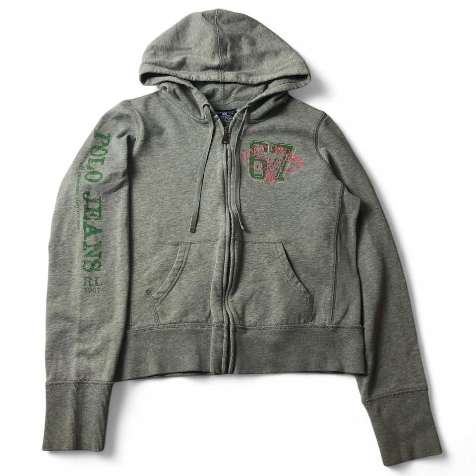Y2k Polo Jeans Co Ralph Lauren Women’s Zip Up Hoodie