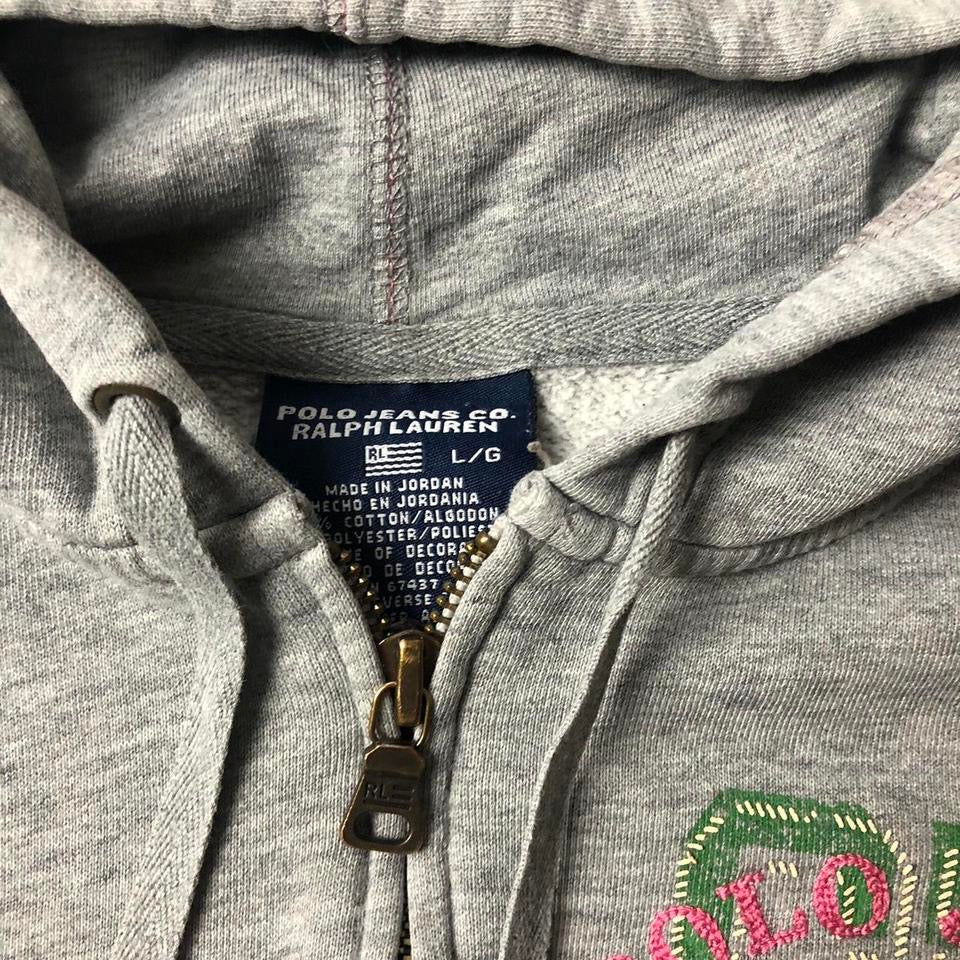 Y2k Polo Jeans Co Ralph Lauren Women’s Zip Up Hoodie