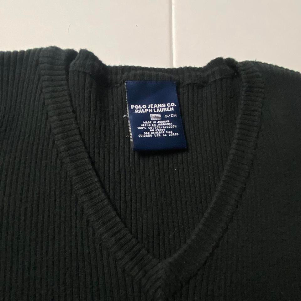Vintage Polo Jeans co Ralph Lauren V-Neck Women’s Sweater