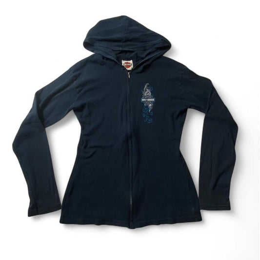 Vintage Harley Davidson Women’s Zip Up Hoodie
