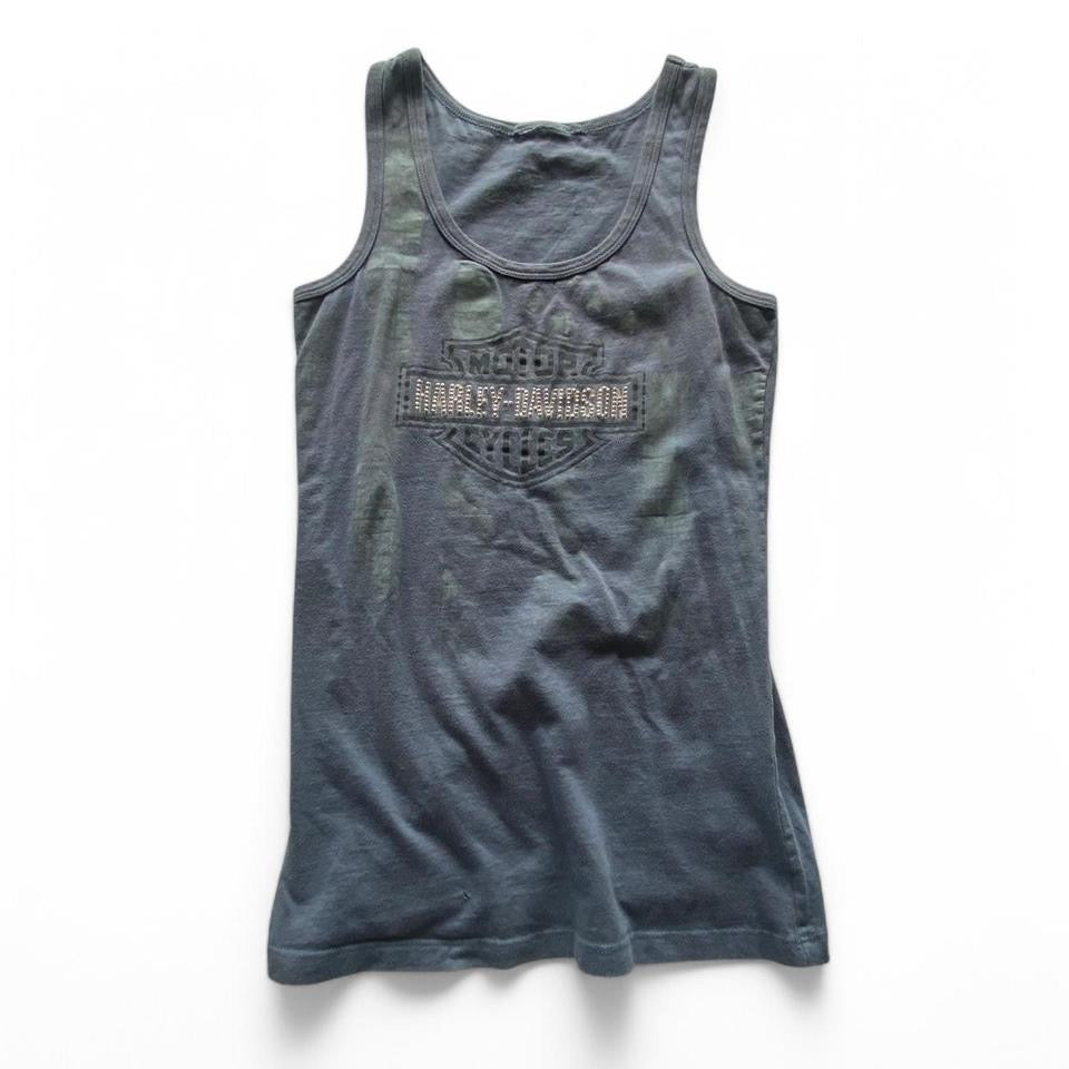 Y2k Harley Davidson Rhinestone Women’s Tank Top
