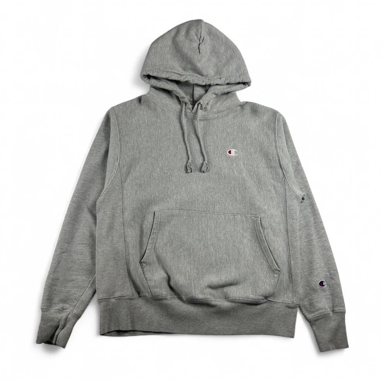 Vintage Y2K Champion Reverse Weave Gray Hoodie