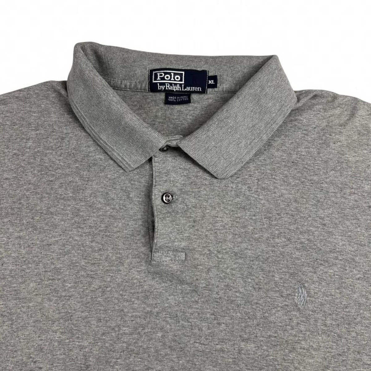 Vintage Polo by Ralph Lauren Grey Polo Shirt Size XL