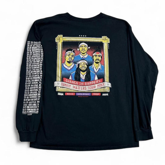2015 Chance the Rapper Family Matters Tour Long sleeve Shirt Size L