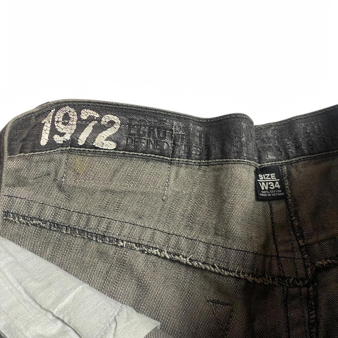 Ecko Baggy Embroidered Logo Denim Shorts