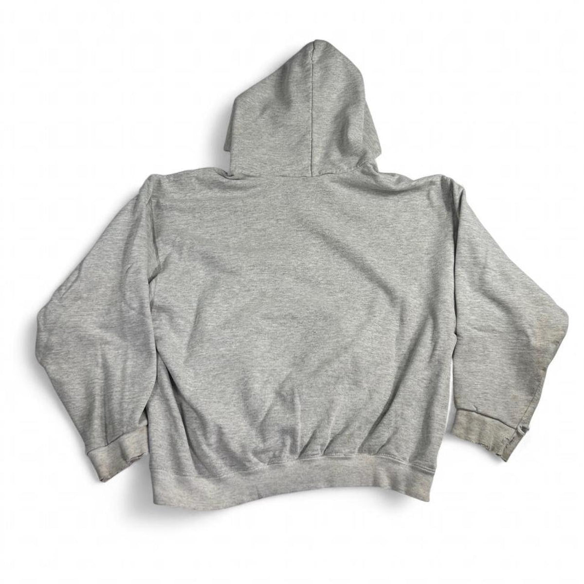Vintage Thrashed Nike BIg Swoosh Grey Hoodie Size S
