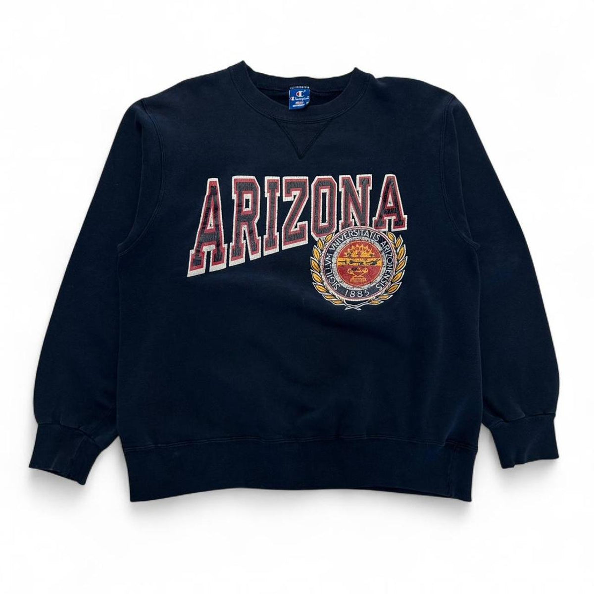 Vintage Champion University of Arizona College Navy Sweatshirt Size L