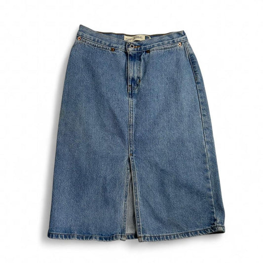 Vintage Gap Women's Short Denim Rivet Skirt Size 1